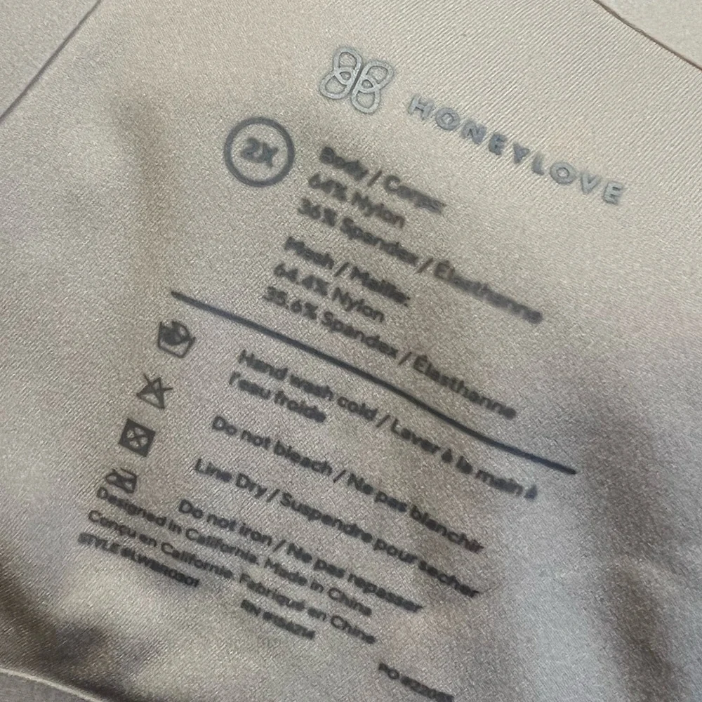 HONEYLOVE CrossOver Bra Size Women’s 2X Color White - Picture 10 of 10